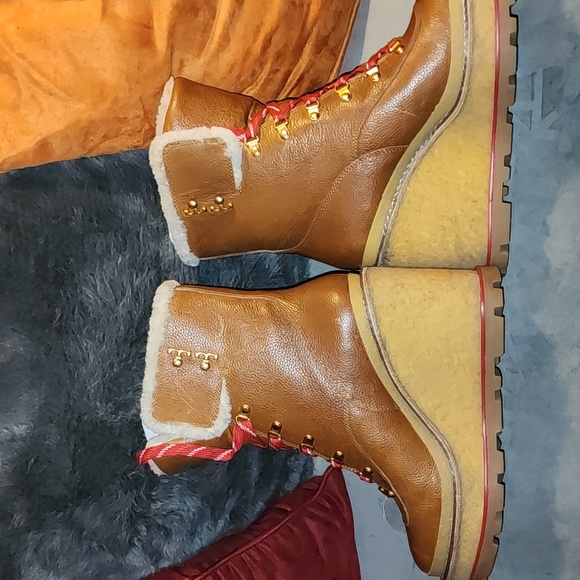 Tory Burch Hiker Wedge Boot, sz 11 - Picture 6 of 10
